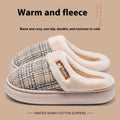 Women's Thick Bottom Non-Slip Cotton Slippers - Comfort Fit