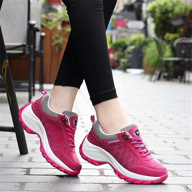 Increased frosted casual shoes