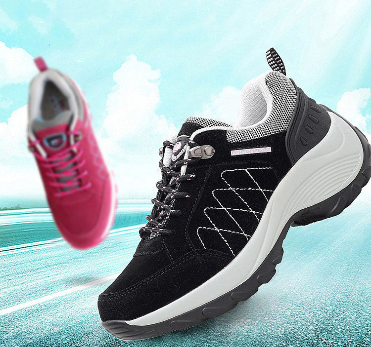 Increased frosted casual shoes