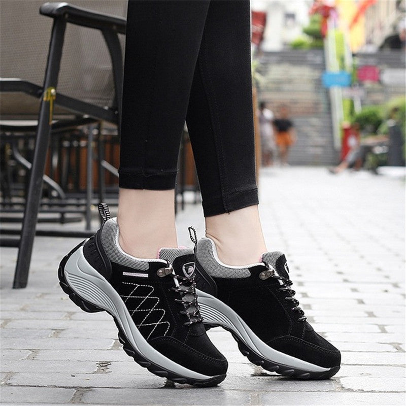 Increased frosted casual shoes