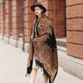 Women's Dual-use Cape Oversized Shawl For Autumn