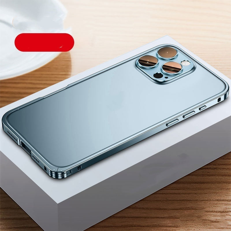 Applicable Metal Frame Phone Case Lens Protection