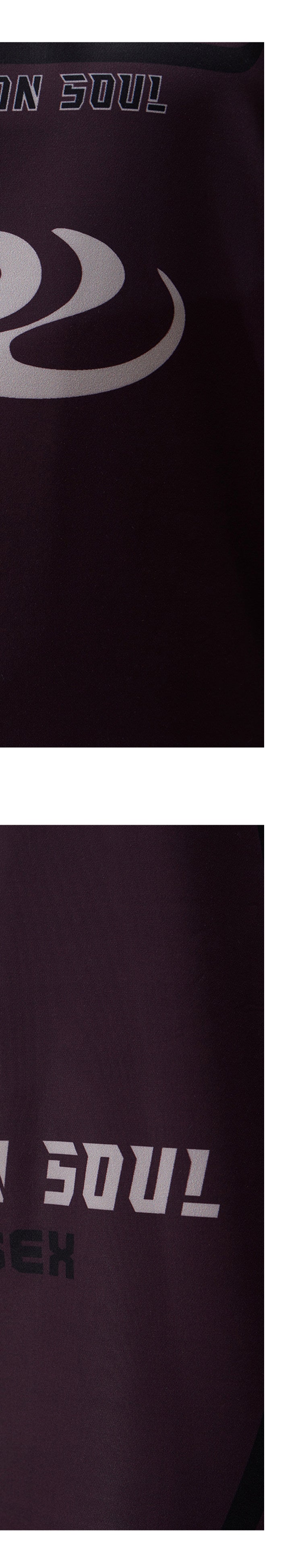 Racing-inspired Contrast-color Turtleneck Long-sleeve T-shirt