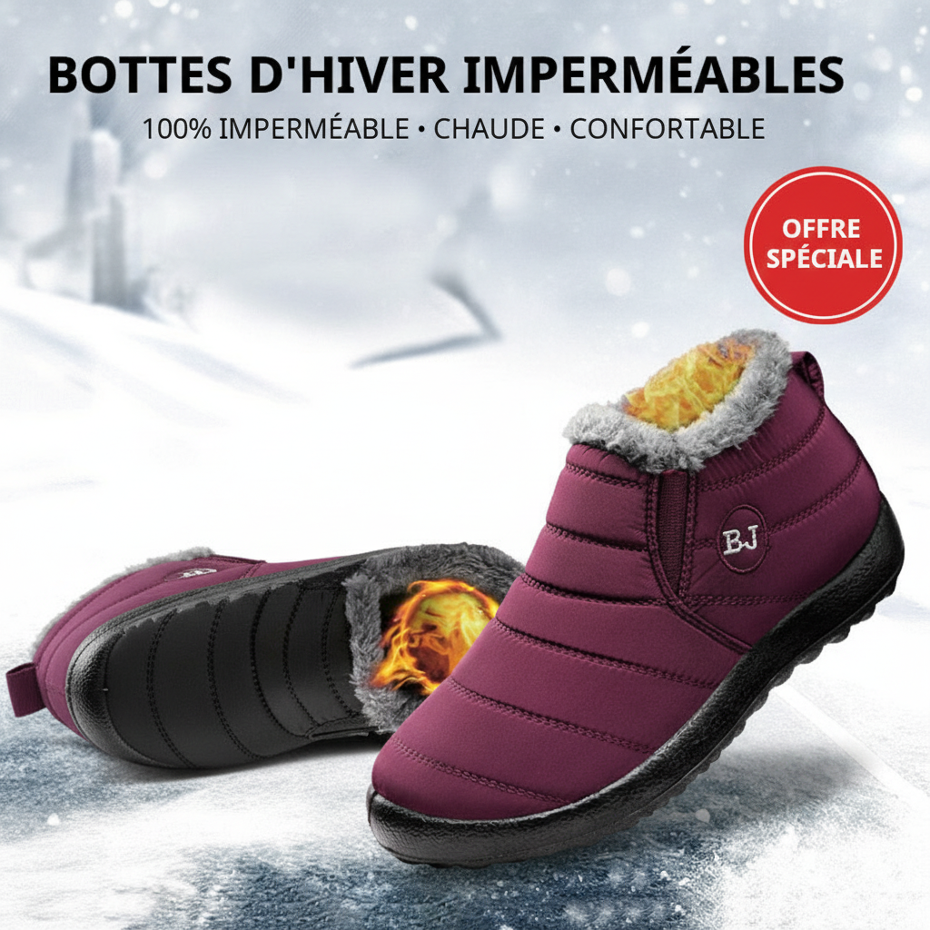 Winter Snow Boots Women Waterproof Shoes Warm Ankle Boots